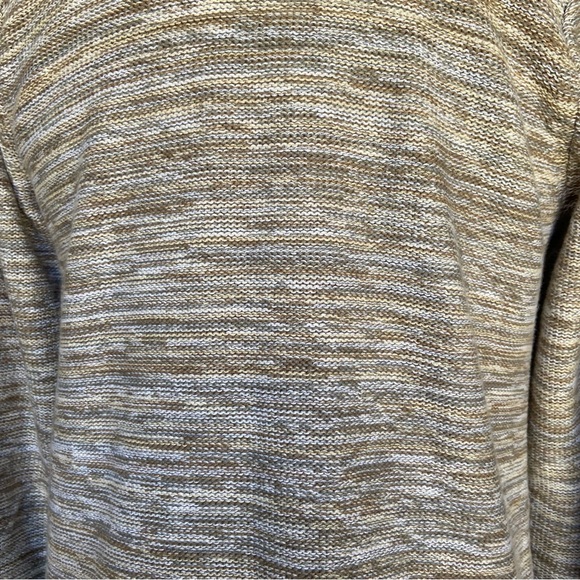 JEANNE PIERRE Pullover Long Sleeve Tunic Heather Gray Brown Sweater Women's S - Picture 4 of 7